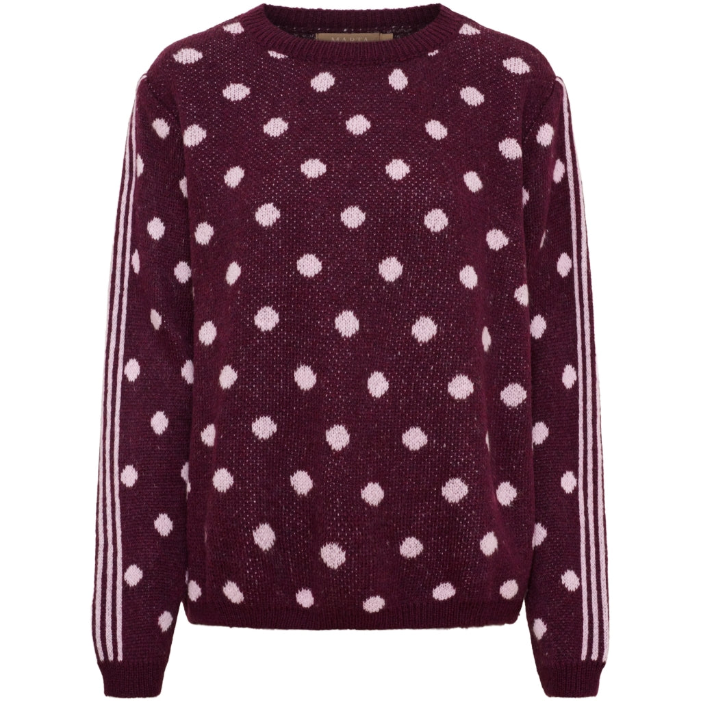 Marta du Chateau Bellora Knit Bordeaux/Rosa