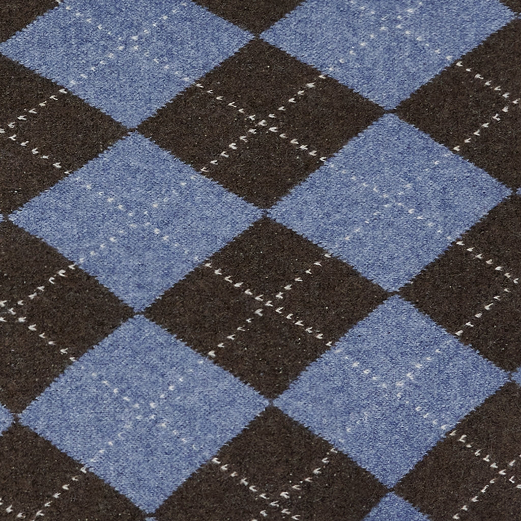 Marta du Château Gretzel Scarf - Jeans Blue/Coffee