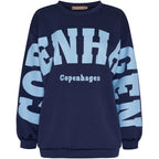 Marta Hibiscus Collegepaita- Navy/Sky