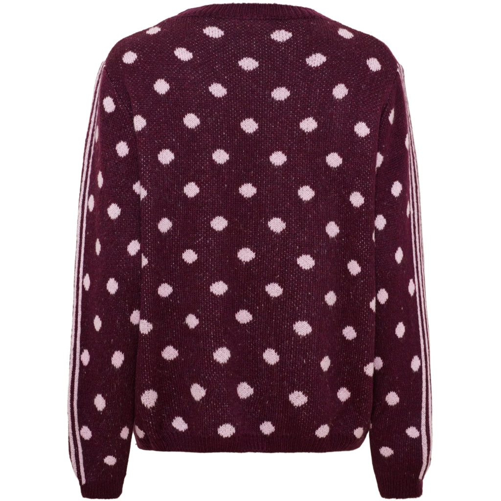 Marta du Chateau Bellora Knit Bordeaux/Rosa