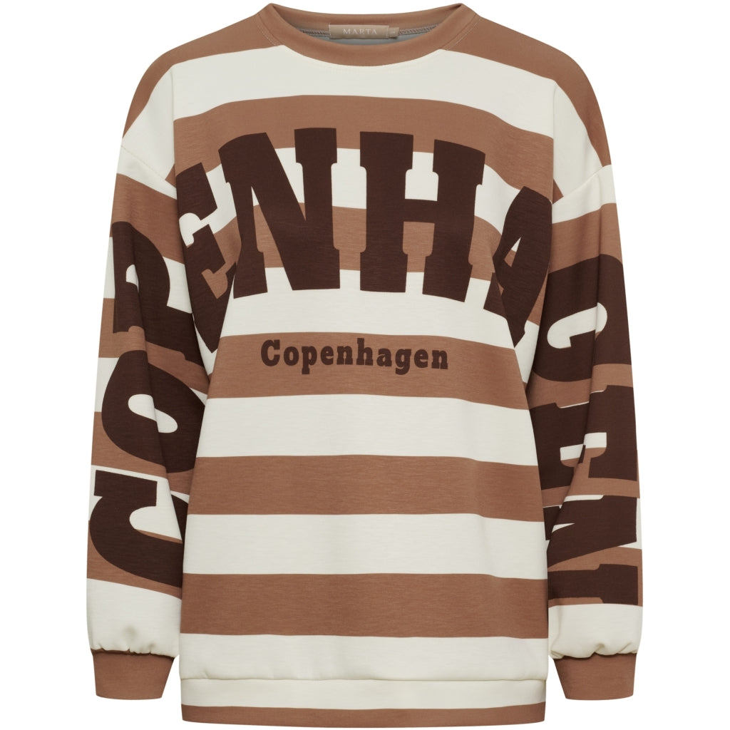 Marta Nerina Sweatshirt Camello/Moro
