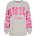 Marta Hibiscus Collegepaita- Grey/Pink