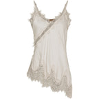 Marta du Château Dream Lace Top –Mandorla Beige