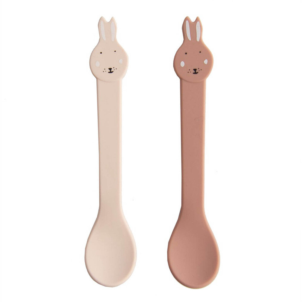 Trixie silikonilusikat 2-kpl - bunny
