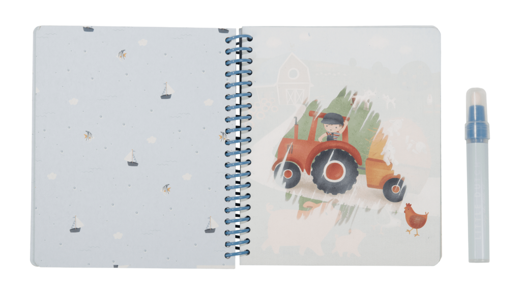 Little Dutch Watercolor book - maalaa vedellä - puuhakirja