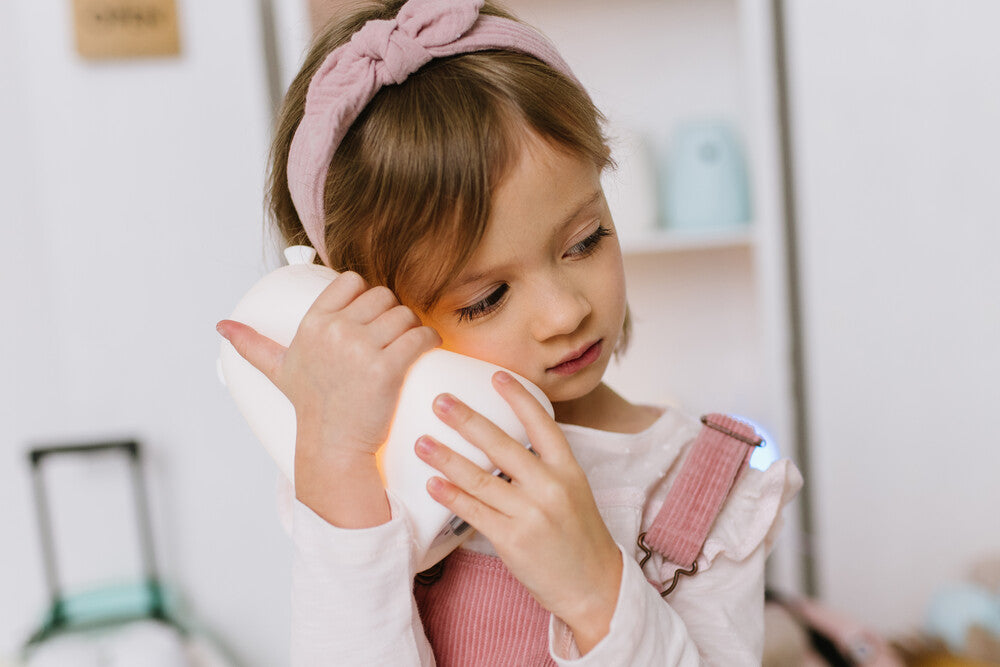 Rabbit & Friends – Bear Lamp yövalo, Lavender