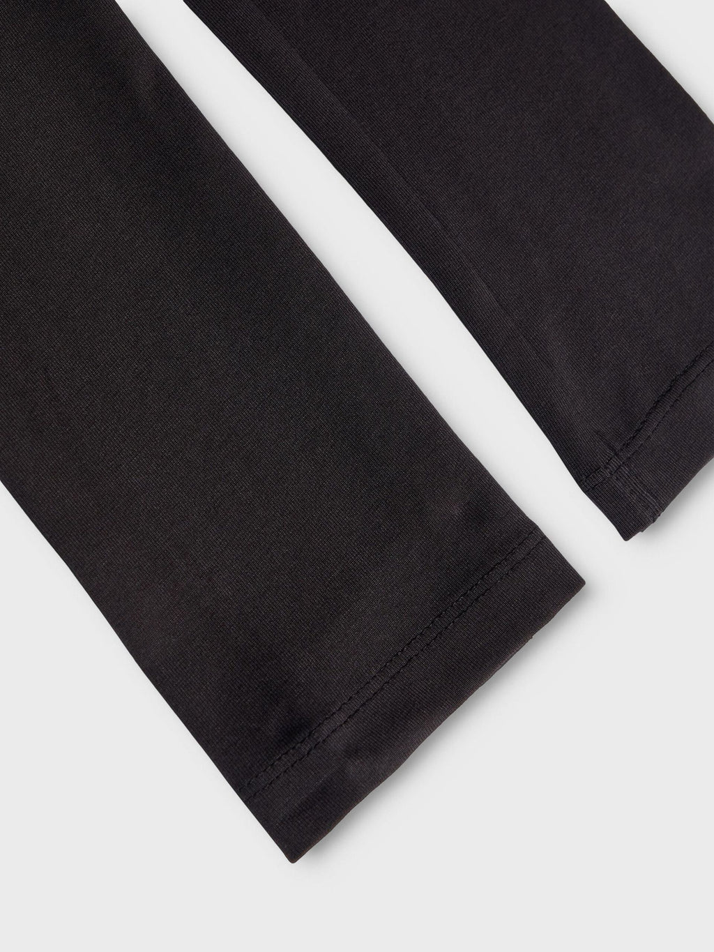 NAME IT KIDS -  PUUVILLAISET RIBBI LEGGINGSIT MUSTA