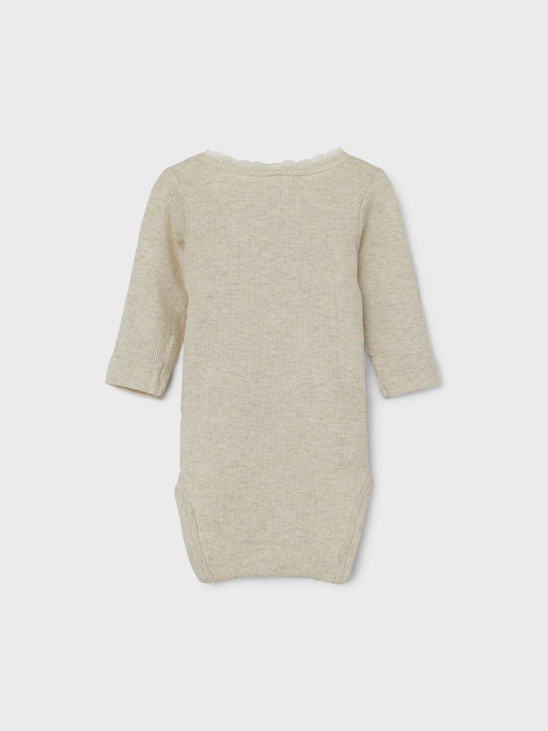 NAME IT BABY - PITKÄHIHAINEN, RIBBIKANKAINEN BODY - Peyote melange