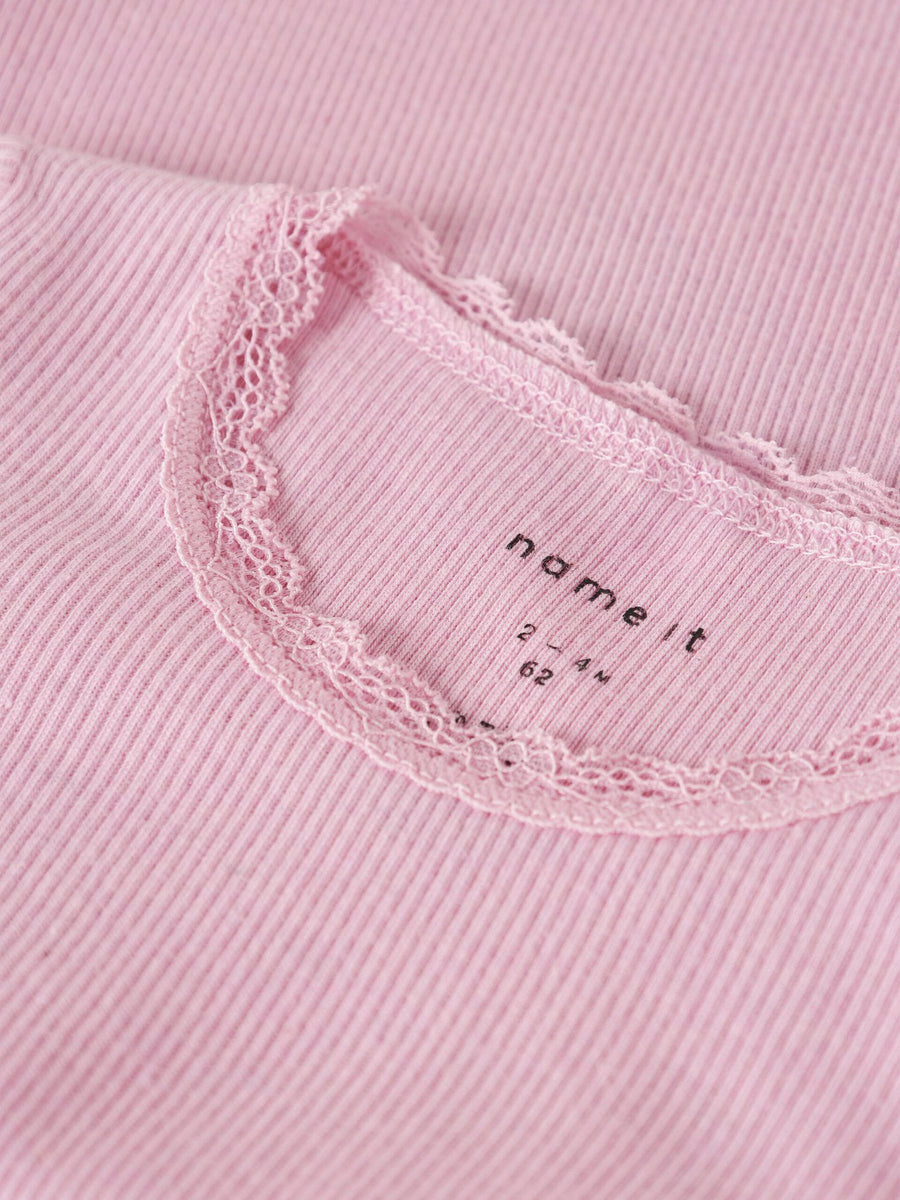 NAME IT BABY - PITKÄHIHAINEN, RIBBIKANKAINEN BODY - dreams