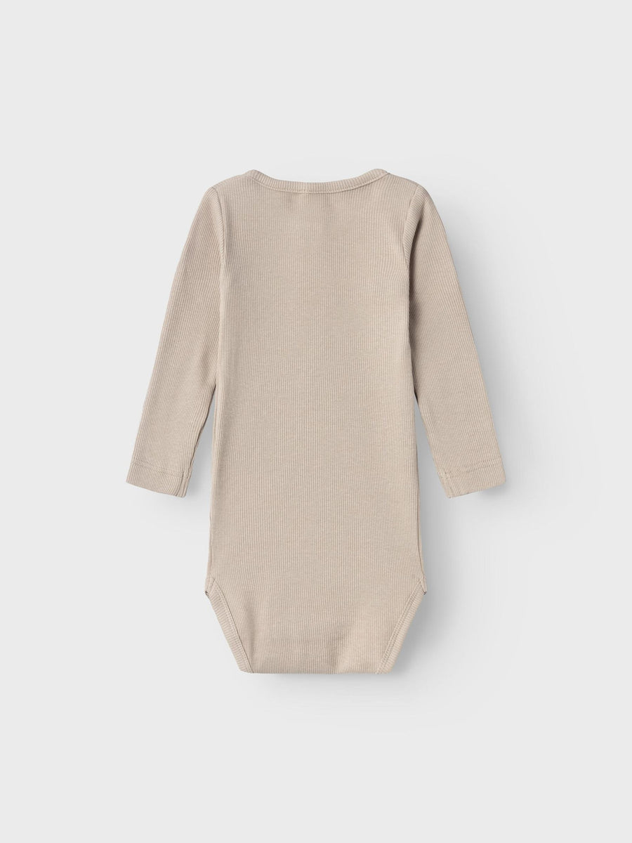 NAME IT BABY  PITKÄHIHAINEN, RIBBIKANKAINEN BODY - Pure cashmere