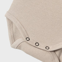 NAME IT BABY  PITKÄHIHAINEN, RIBBIKANKAINEN BODY - Pure cashmere
