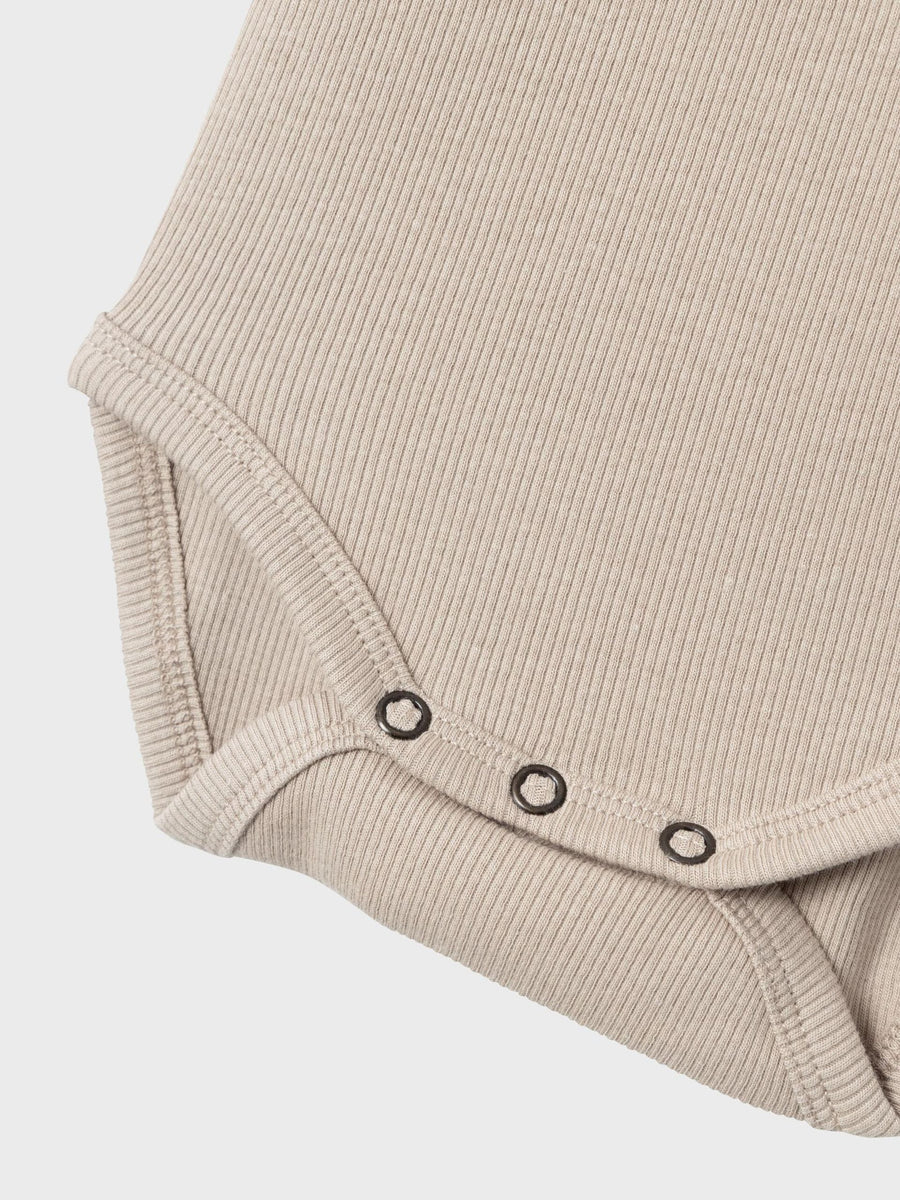NAME IT BABY  PITKÄHIHAINEN, RIBBIKANKAINEN BODY - Pure cashmere