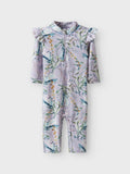 Name It Mini lasten UV-uimapuku - ORCHID BLOOM