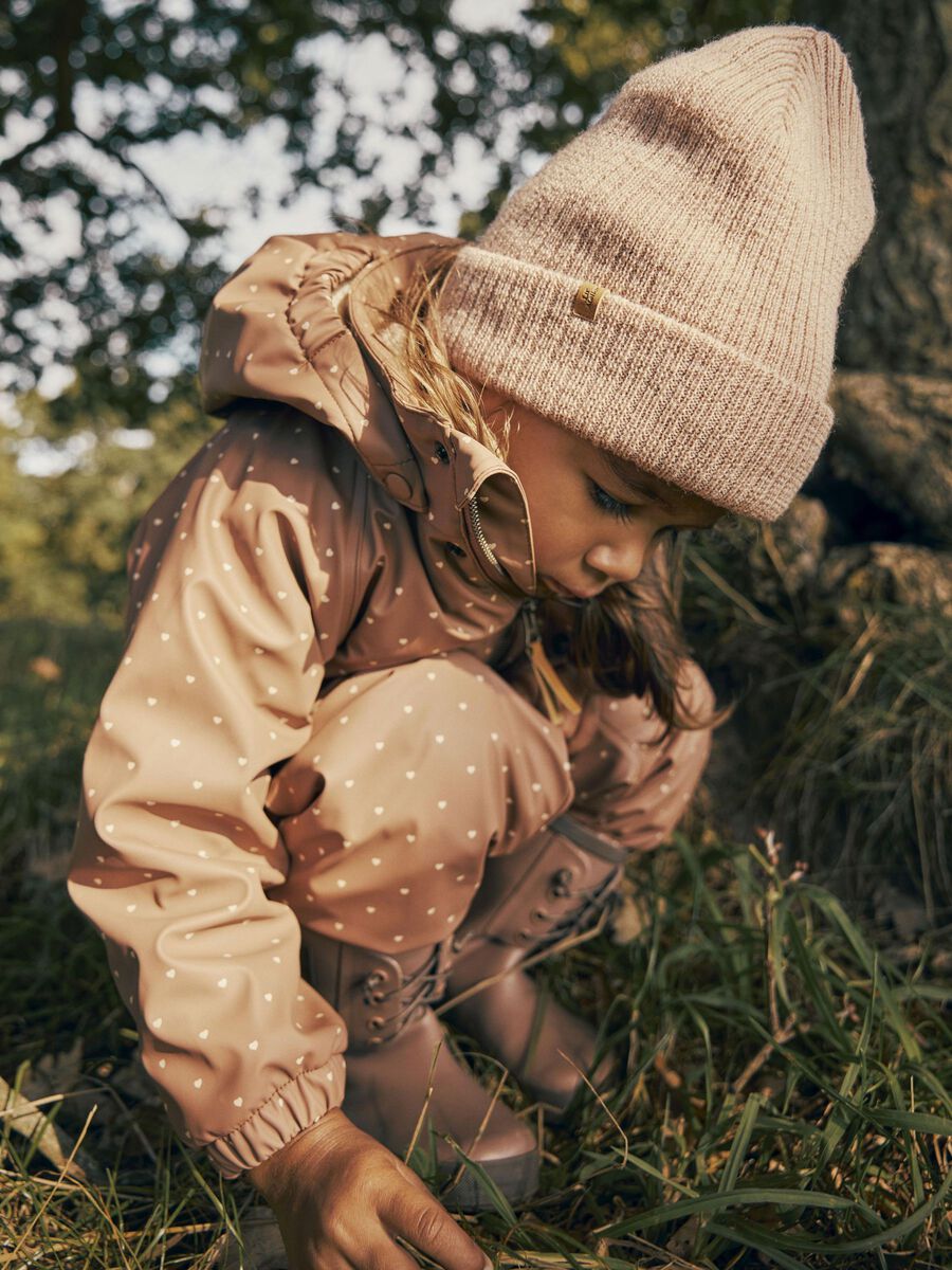 Lil' atelier mini - neulekankainen hattu - rugby tan