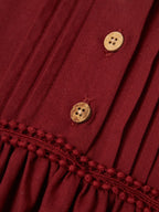 Lil`Atelier -luomupuuvilla mekko - spiced apple