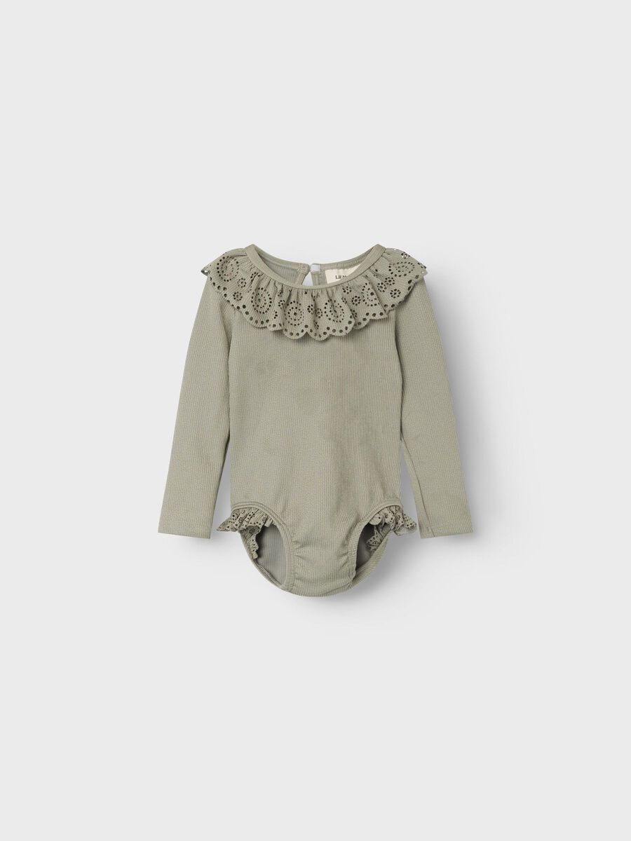 LIL' ATELIER MINI PITKÄHIHAINEN UV UIMAPUKU - FOREST FOG