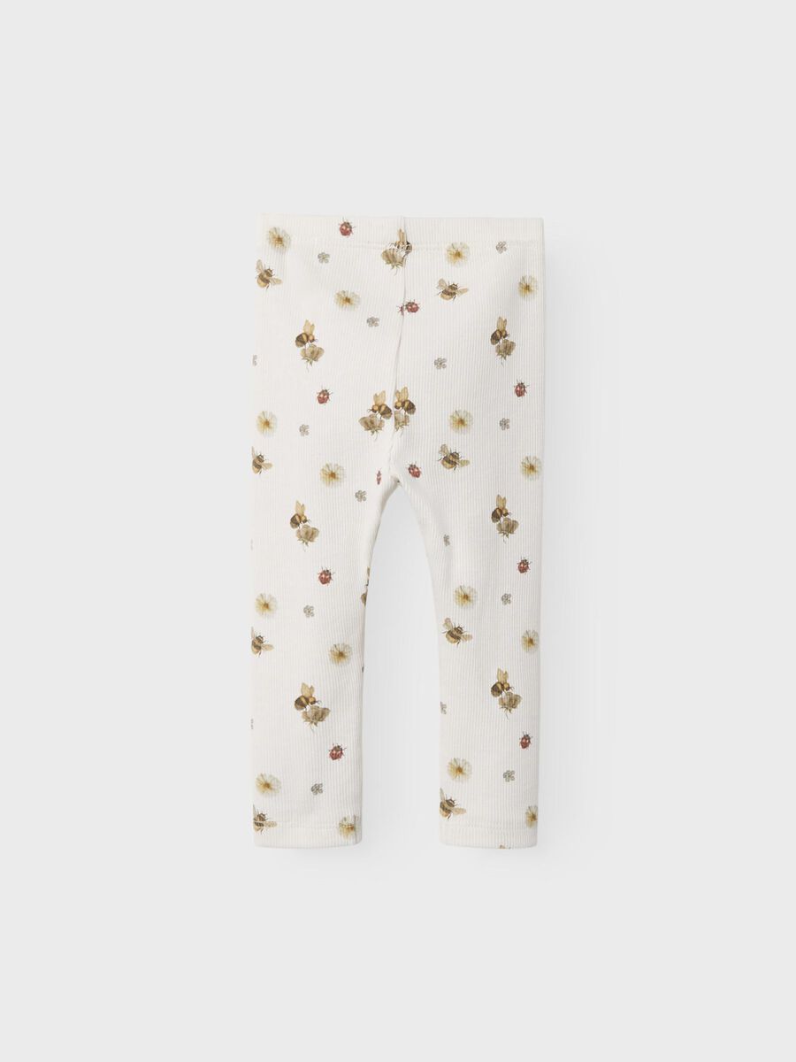 LIL' ATELIER BABY  KUVIOLLINEN LEGGINGSIT