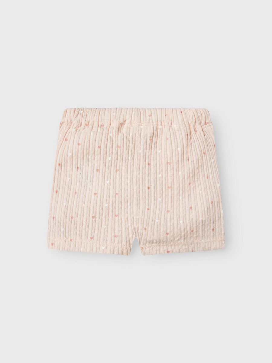 LIL' ATELIER BABY  LUOMUPUUVILLA SHORTSIT -  PEACH BLUSH
