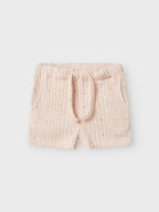 LIL' ATELIER BABY  LUOMUPUUVILLA SHORTSIT -  PEACH BLUSH
