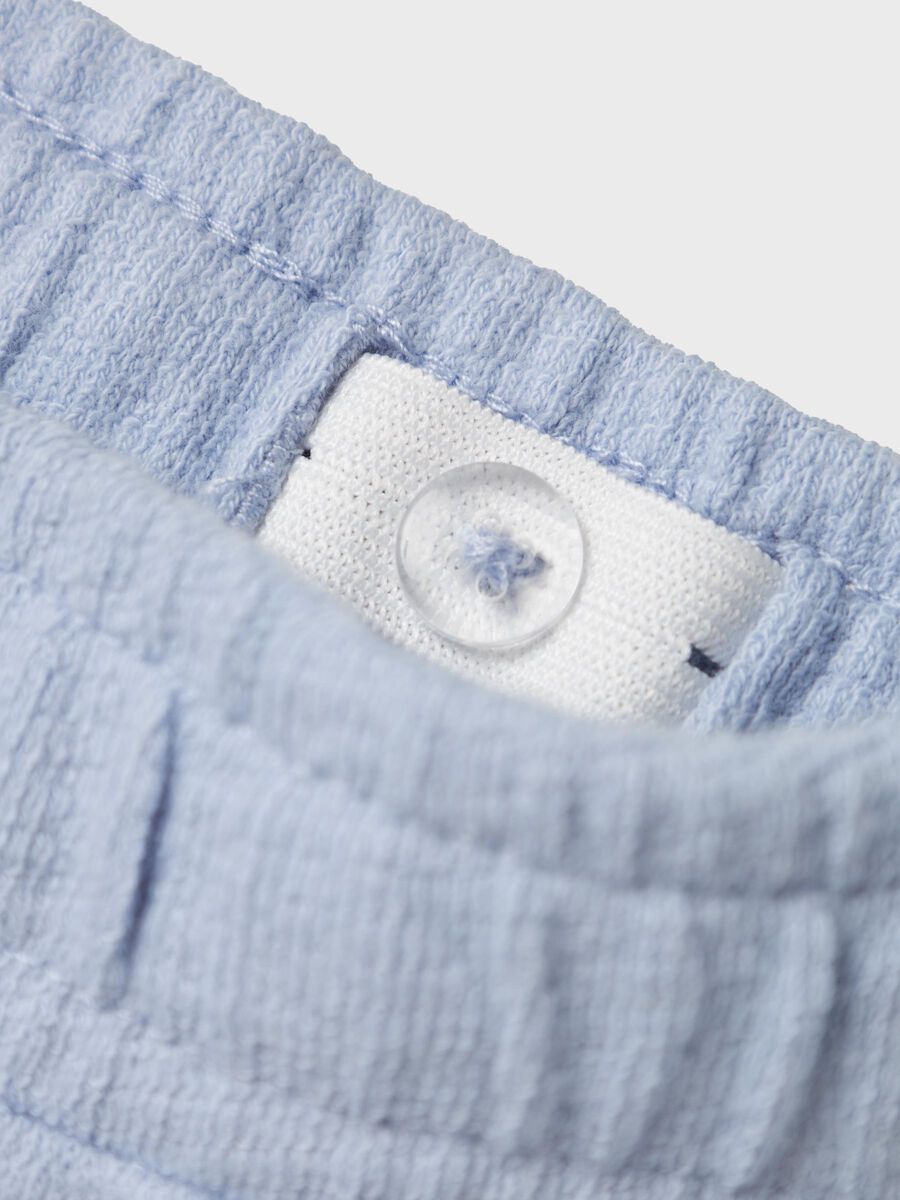 LIL' ATELIER MINI  LUOMUPUUVILLA SHORTSIT - ZEN BLUE