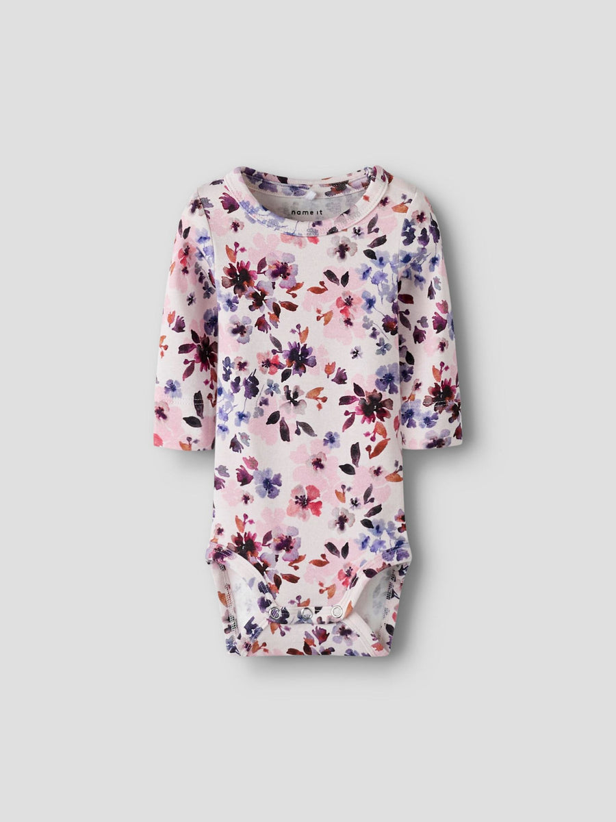 NAME IT - baby -pitkähihainen body - Calcite