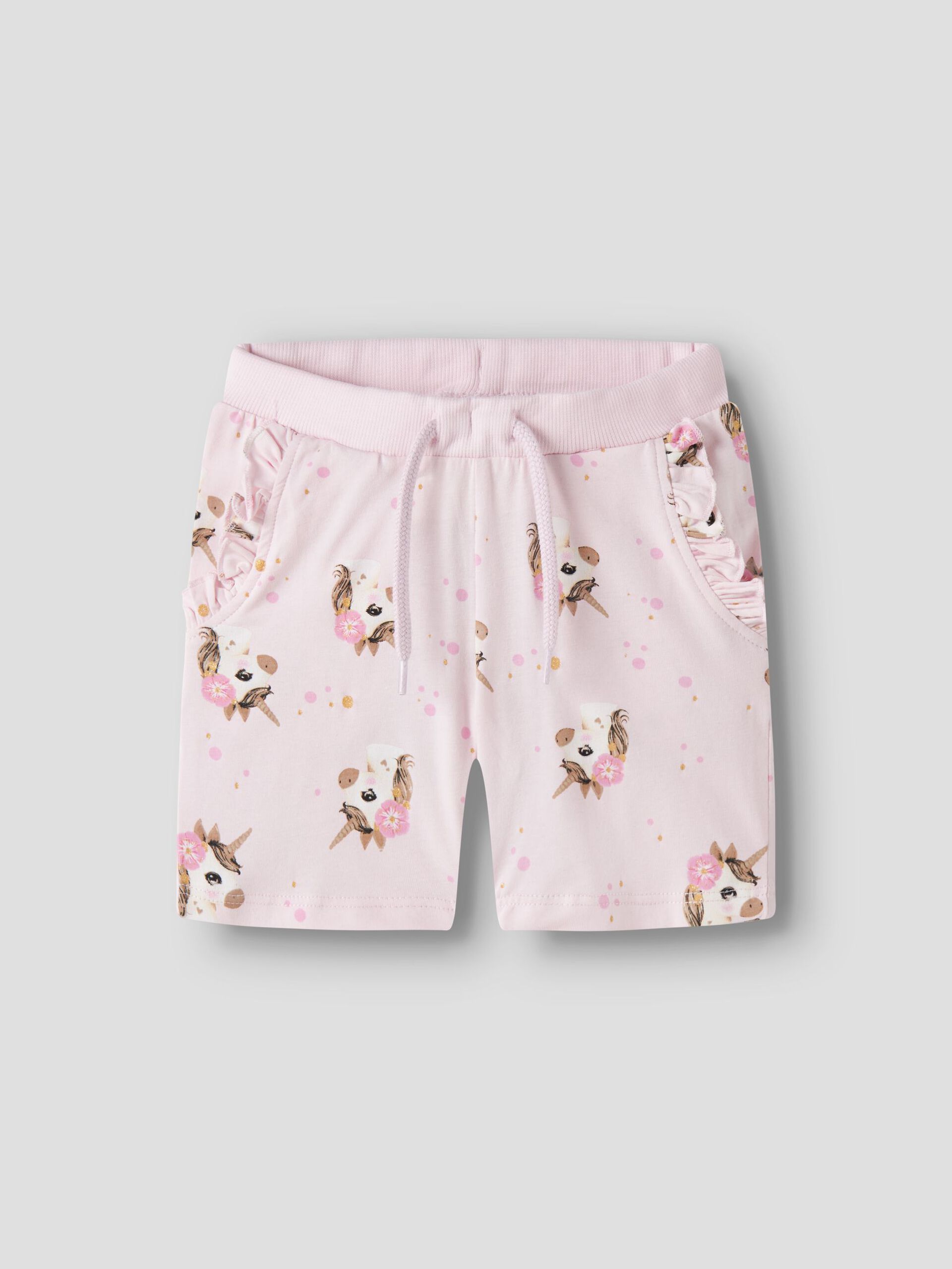 NAME IT MINI-  luomupuuvillaiset shortsit