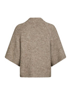NEO NOIR – Benuta Fluffy Knit Cardigan – Light Brown