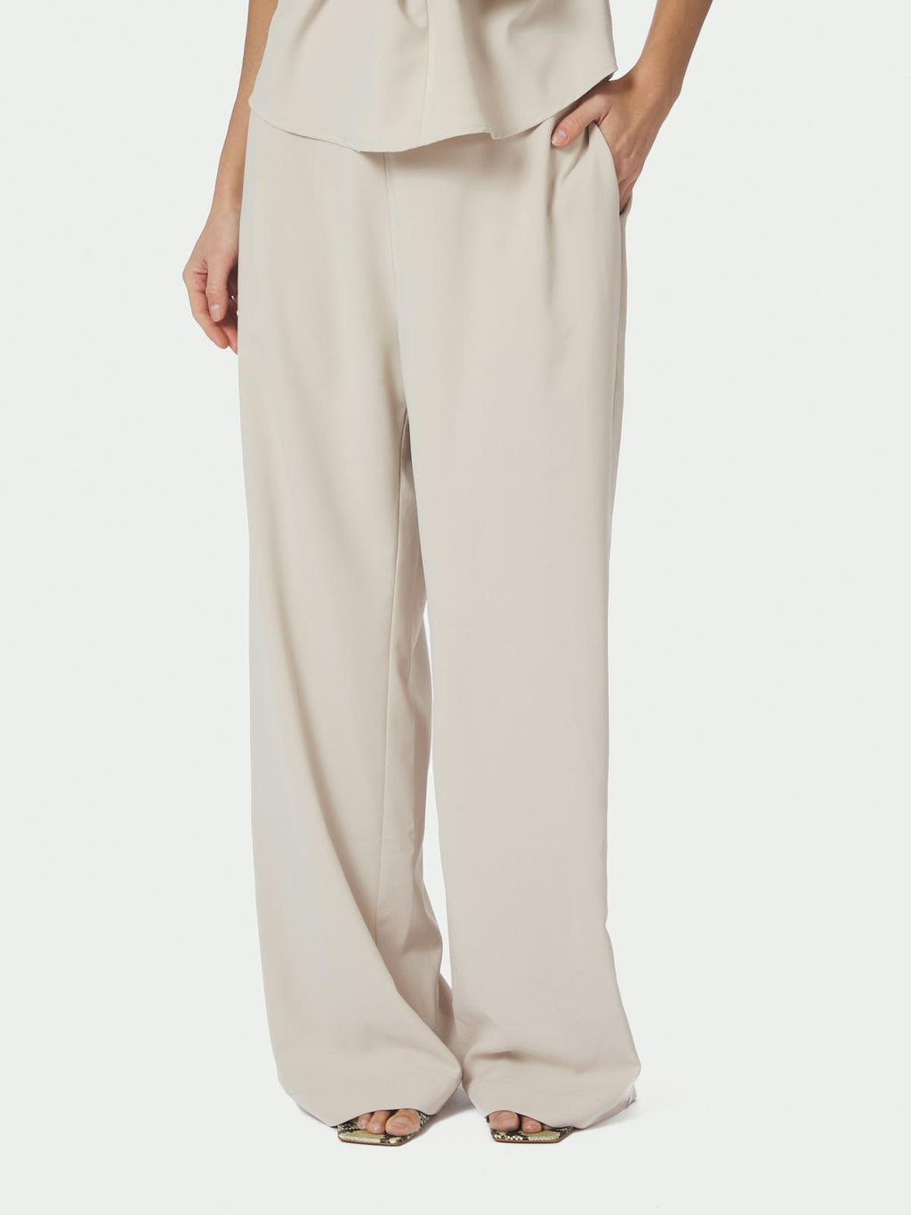 Neo Noir - LUNET Crepe Pants – Ivory