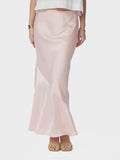 NEO NOIR – Ninad Heavy Sateen Skirt – Light Pink