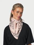 Lolana Paisley Knit Scarf - Powder