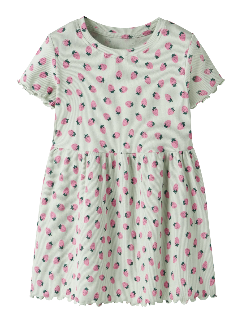 Name It ribbimekko – Pale Aqua Strawberries
