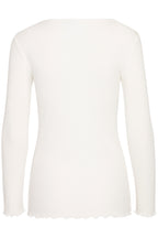 FRANSA Frhizamond pitkähihainen paita – Antique White