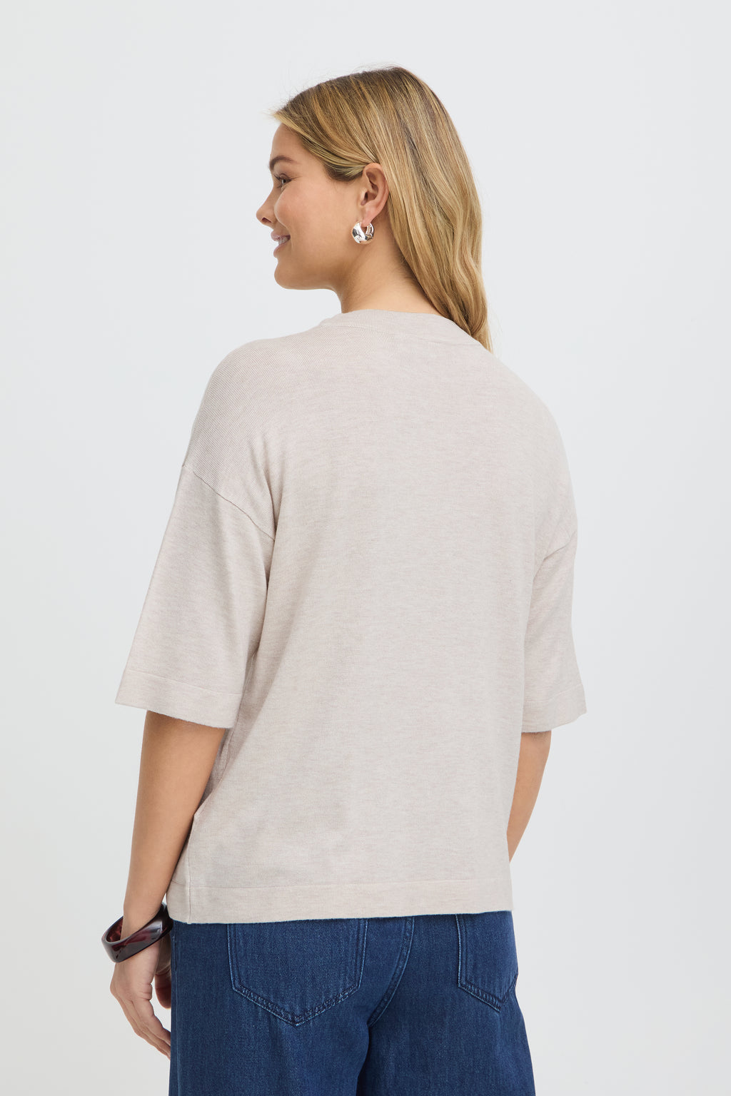 Fransa Mary pusero – Oatmeal Melange