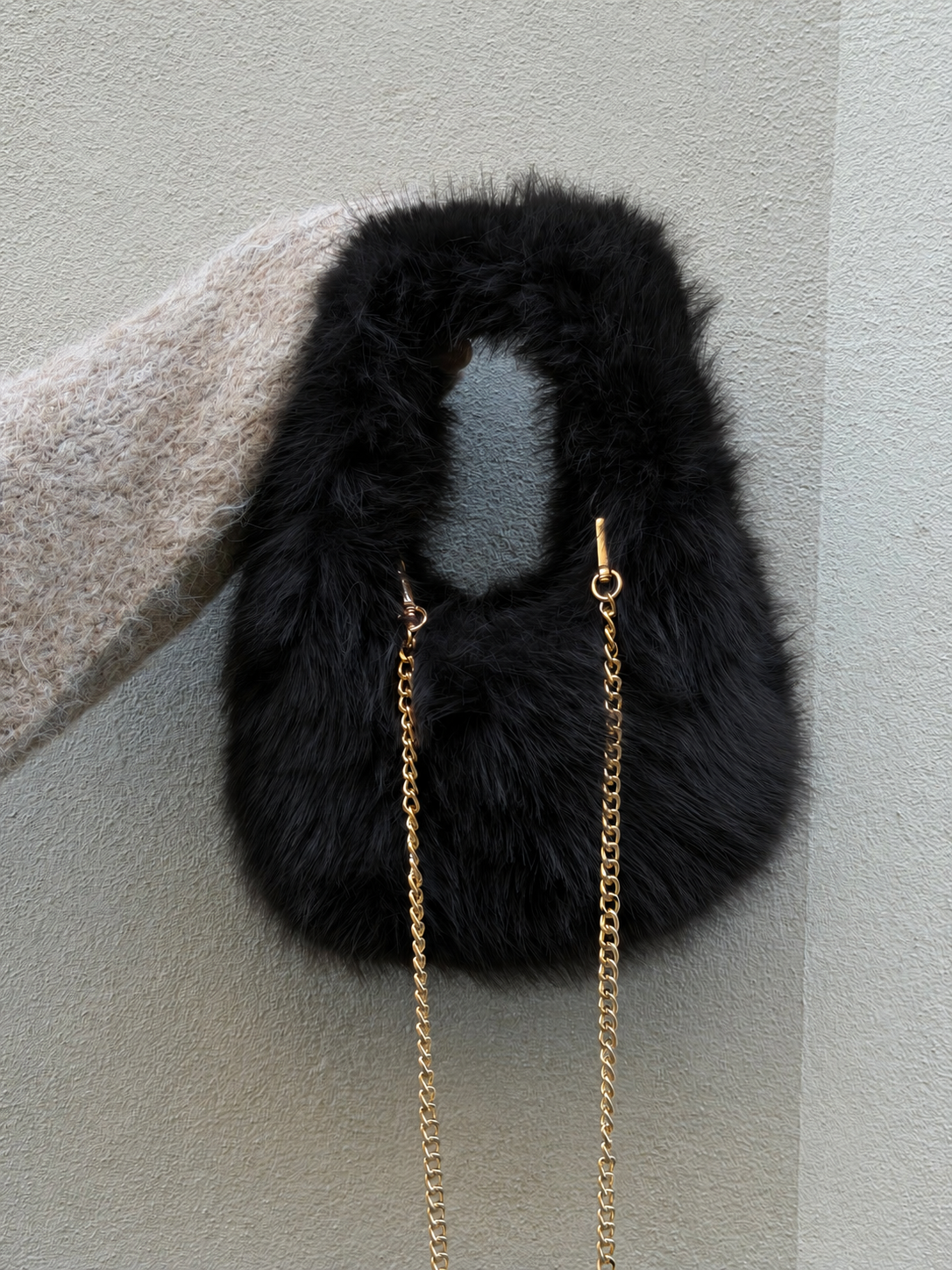 Bow 19 details - Anais Bag Black
