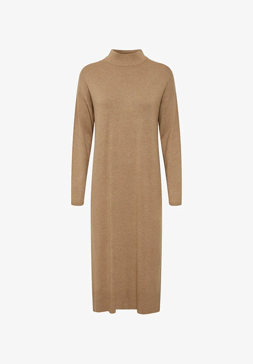 b.young BYMMMORLA TURTLENECK DRESS - Neulemekko - sepia tint melange