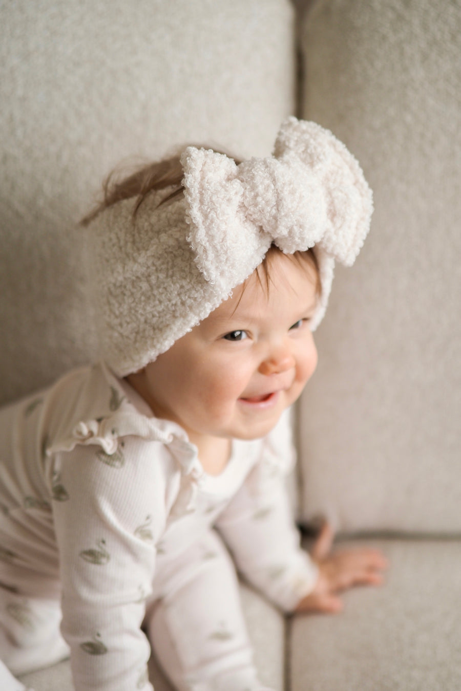 Swanie - Teddy solmupanta - luonnonvalkoinen