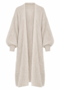 Maison pitkä mohairneuletakki – Ivory