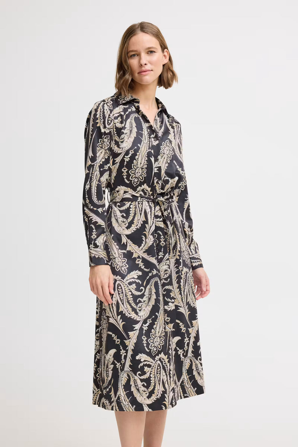 B.YOUNG BYFLAIR Dress – Black Paisley