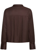 Satiinipaita-FRSHINY Shirt Molé/Brown