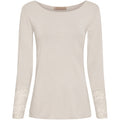 Marta Lace Detail Top – Beige