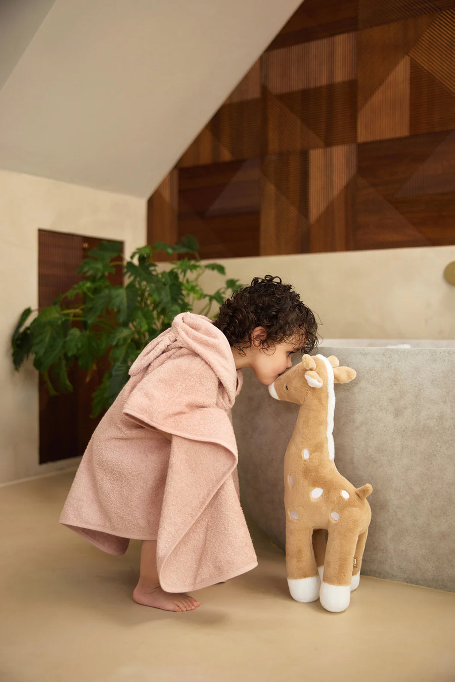 Jollein - kylpyponcho - rose