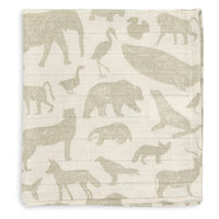 Jollein harsot 3-kpl, Animals Olive Green