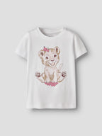 Name It - mini tiger -t-paita, Bright White