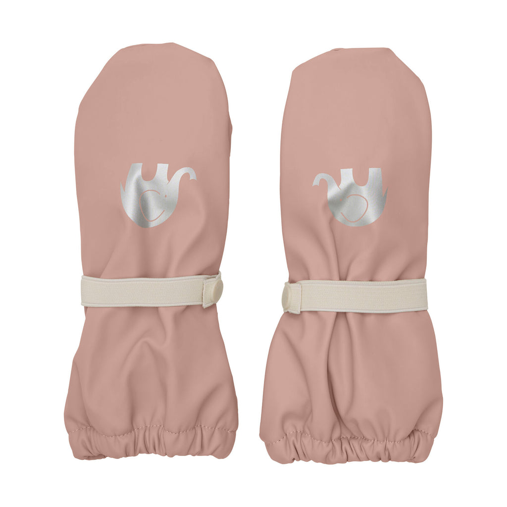 CeLaVi Padded PU-mittens - Kurahanskat - misty rose