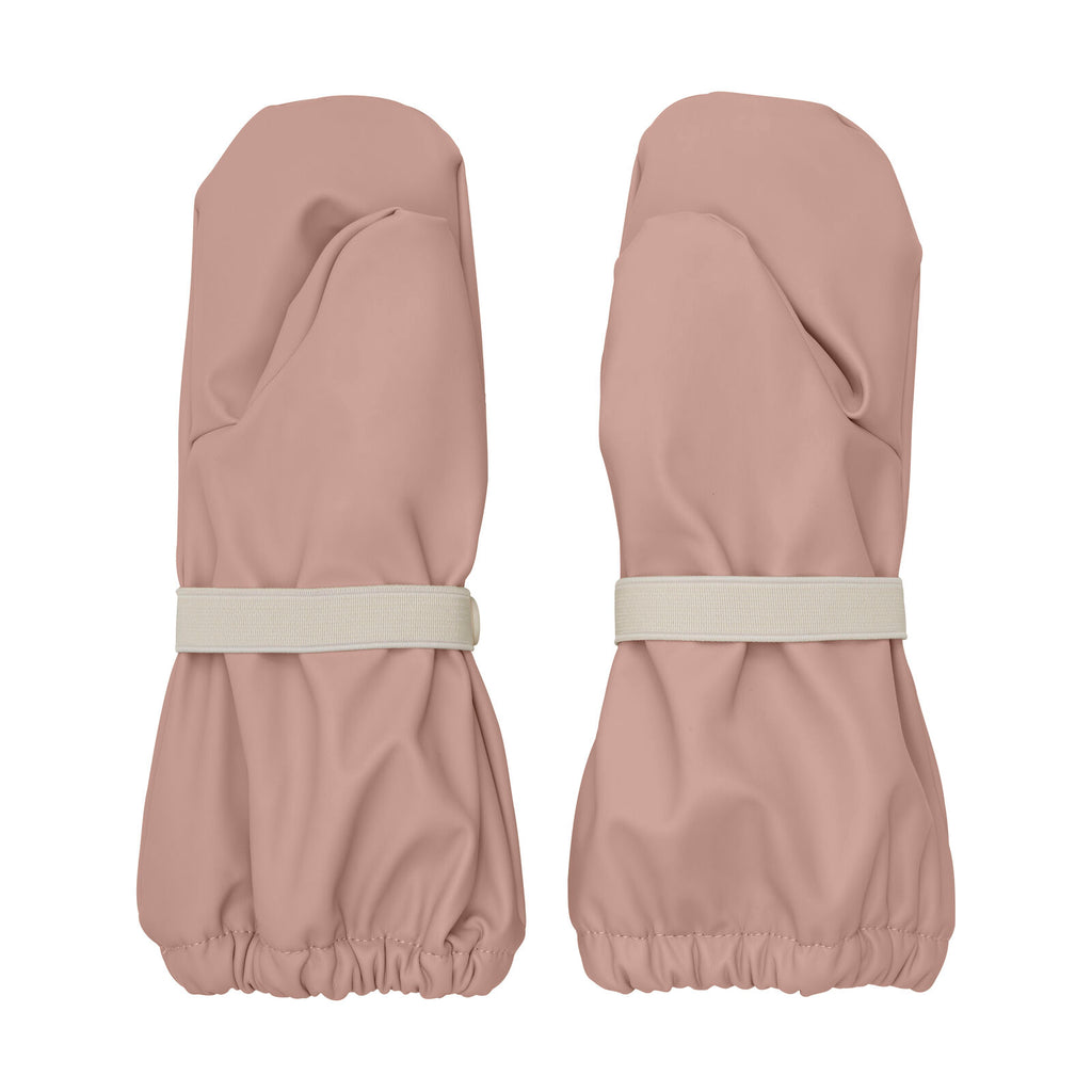 CeLaVi Padded PU-mittens - Kurahanskat - misty rose