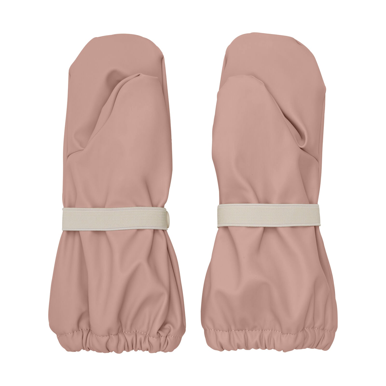 CeLaVi Padded PU-mittens - Kurahanskat - misty rose