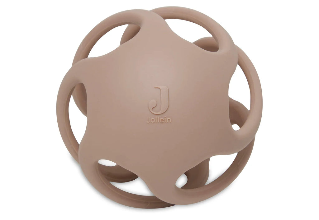Jollein purulelu silikonipallo,beige