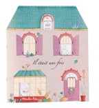 Moulin Roty - Värityskirja tarroilla - Olipa kerran