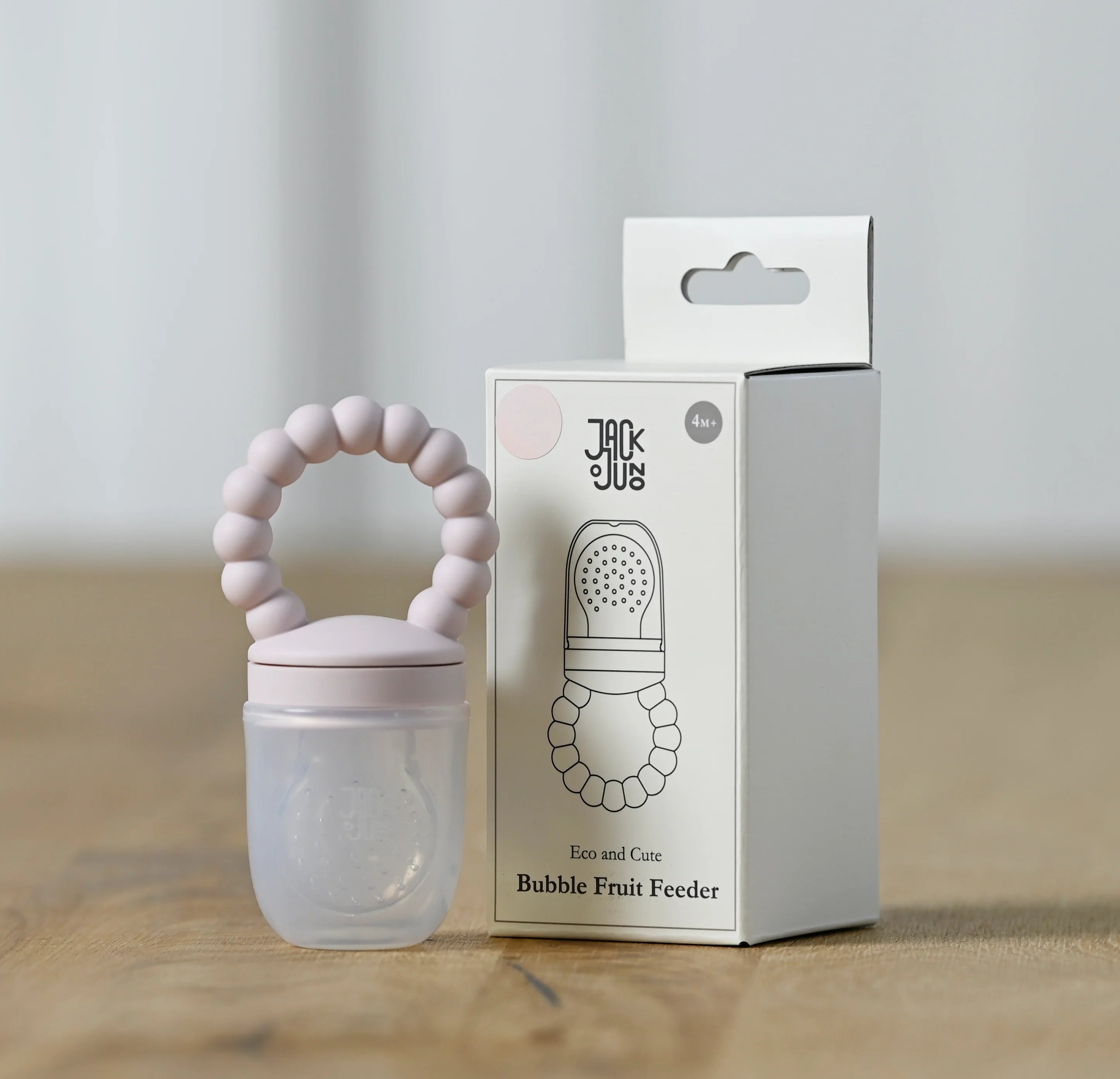 Jack&Juno-Bubble maistelututti vauvalle,light pink