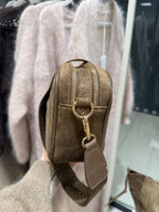 Selina & Co - Suede käsilaukku,taupe